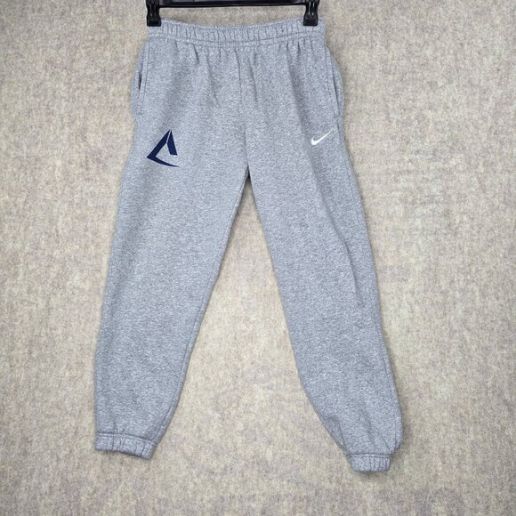 Nike Mens Gray Sweatpants Size S With Pockets & Drawstring - Picture 1 of 8